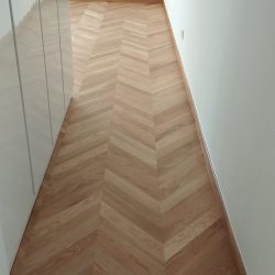 Chevron oak timber